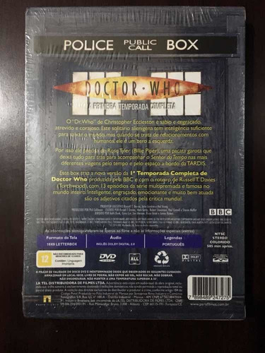 Box Dvd Doctor Who 1ª Temporada Original Lacrado