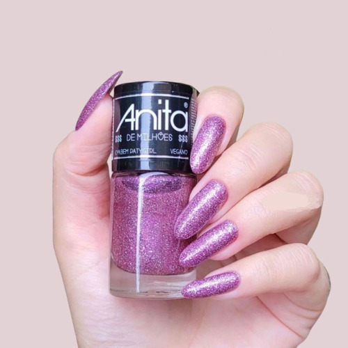 Kit Esmalte Anita Rosa Pink Com Chiclete