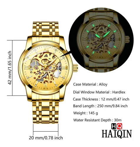 Relojes Mecánicos Esqueleto Delicados Originales Para Hombre