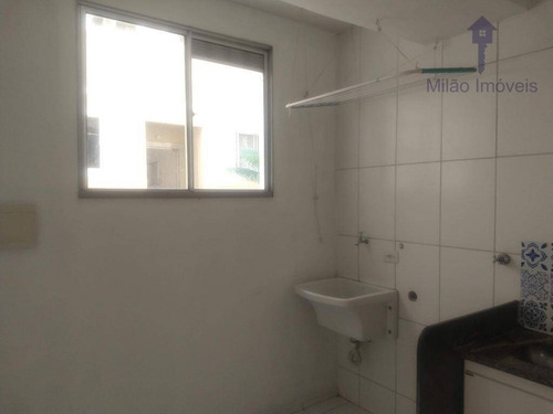 Apartamento Com 2 Dormitórios À Venda, 48 M² Por R$ 171.000 - Condominio Spazio Saragoza - Jardim Vera Cruz - Sorocaba/sp - Ap0377