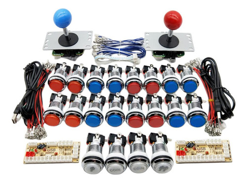 Juego De Arcade Clásico De 2 Jugadores Botones Y