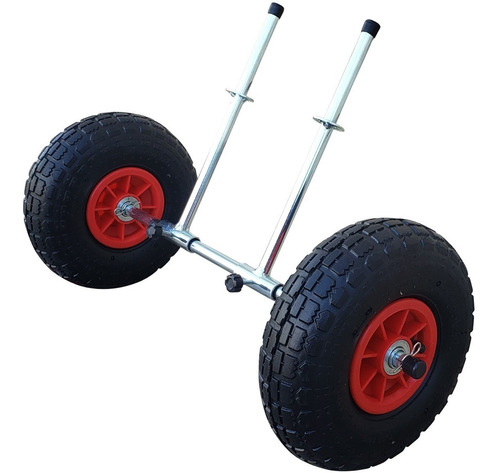 Imagen 4 de 10 de Carrito Porta Kayak Universal Regulable Rueda Caucho Cuna