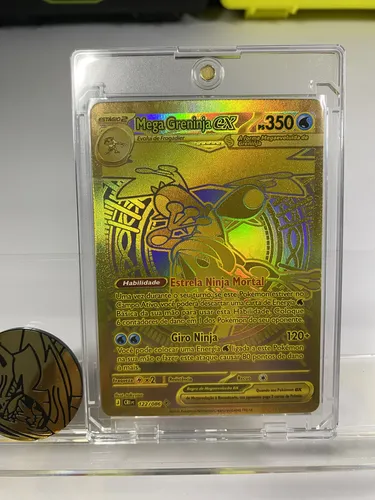 Mega Greninja Ex 122/086 Dourado Caos Ascendente Nm Perfeita