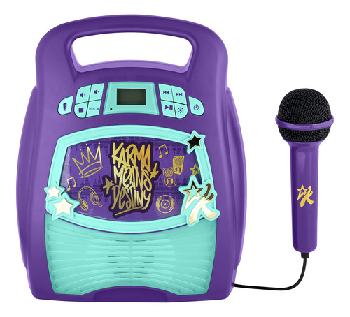 Ekids Karmas World - Mquina De Karaoke Para Nios, Altavoz Bl