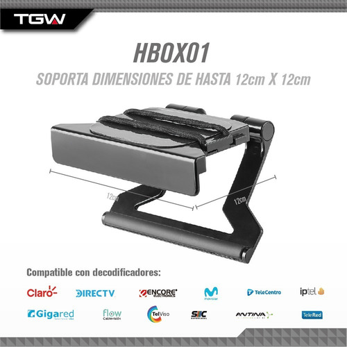 Imagen 8 de 10 de Soporte Para Apple Tv Decodificadores Tgw