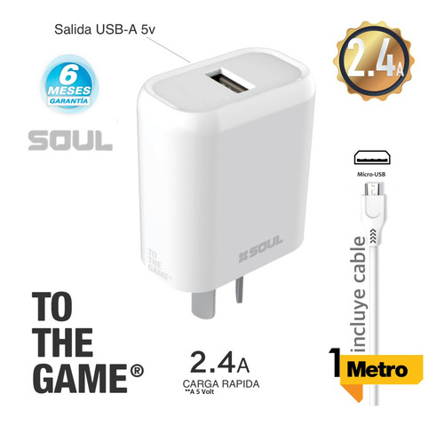 Imagen 2 de 7 de Cargador Soul Original Para J1 J3 J4 J5 J6 J7 Prime 2016+usb