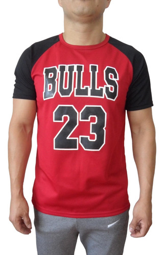 Playera Basketball Caballero Bulls