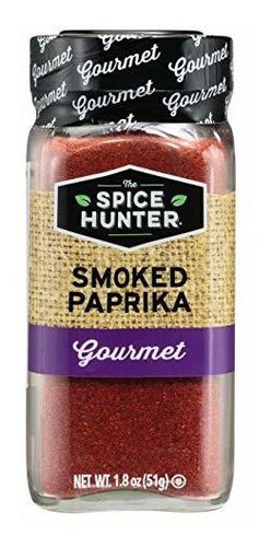The Spice Hunter Paprika, Ahumado, Molido, Frascos De 1.8 On