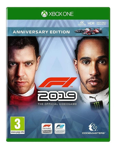 F1 2019  Anniversary Edition Codemasters Xbox One Físico