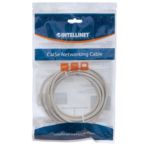 Cable Patch Cat 6 Utp 5.0mts Intellinet Gris 336765 /v /vc