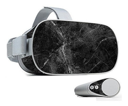 Mightyskins Skin Para Oculus Go Mobile Vr - Mármol Negro