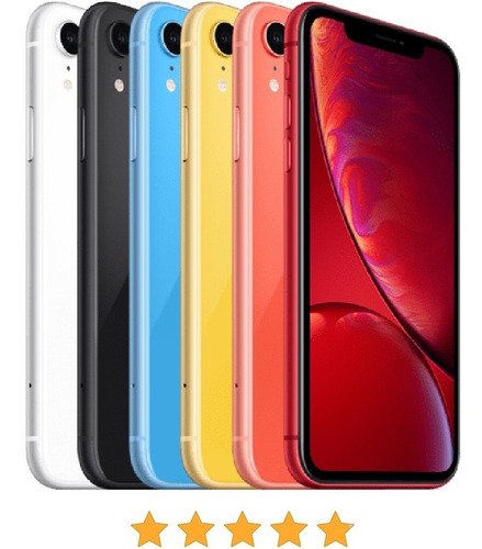 Imagen 1 de 3 de iPhone XR 64gb 128gb 256gb + Garantía 1 A Ñ O +caja Completa