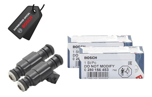 2 Injetor 65 Lbs/h Bosch Original 0280.156.453