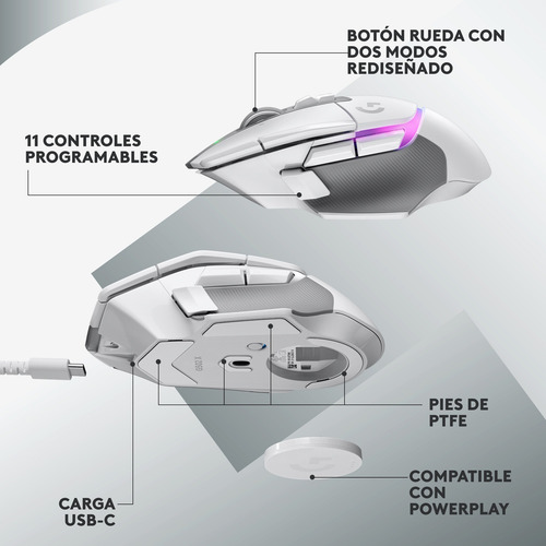 Mouse Inalámbrico Logitech G502 X Plus Lightspeed Rgb Gaming