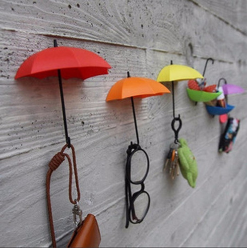 Set 3 Mini Paraguas Sombrilla Porta Llaves Organizador Joyer