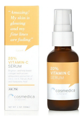 Sérum 20% Vitamina C Serum para Cara Cosmedica de 29.6mL