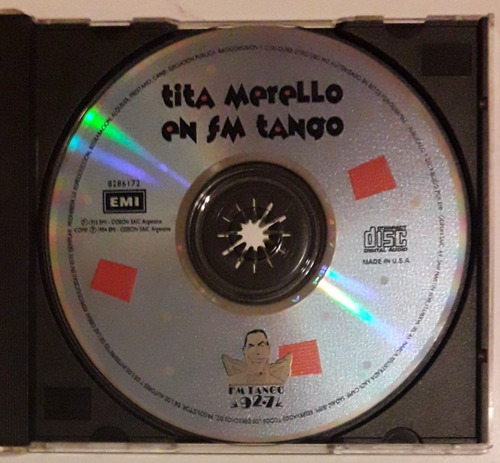 Tita Merello Cd En Fm Tango (sin Carátulas)