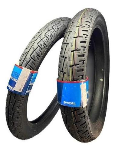 Par Pneu Vipal St 300 Cg Titan 125 150 160 Ybr Com Câmara