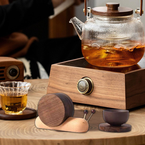 5 Uds Aislantes, Posavasos De Madera Para Bebidas, Manteles