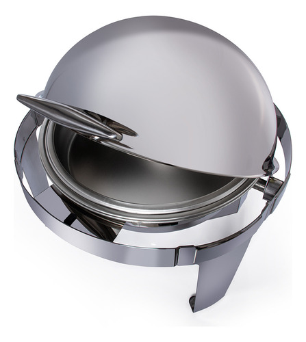 Rechaud Aço Inox 4l Premium Basculante Redondo Gourmet Mix Não Aplica
