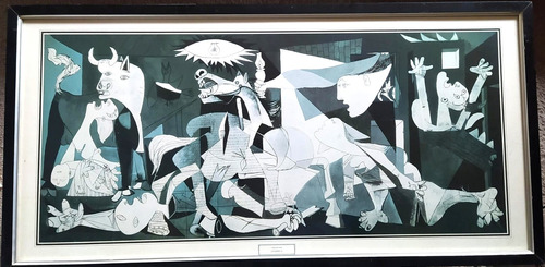 Cuadro Antiguo Guernica - Pablo Picasso - Lámina Enmarcada 