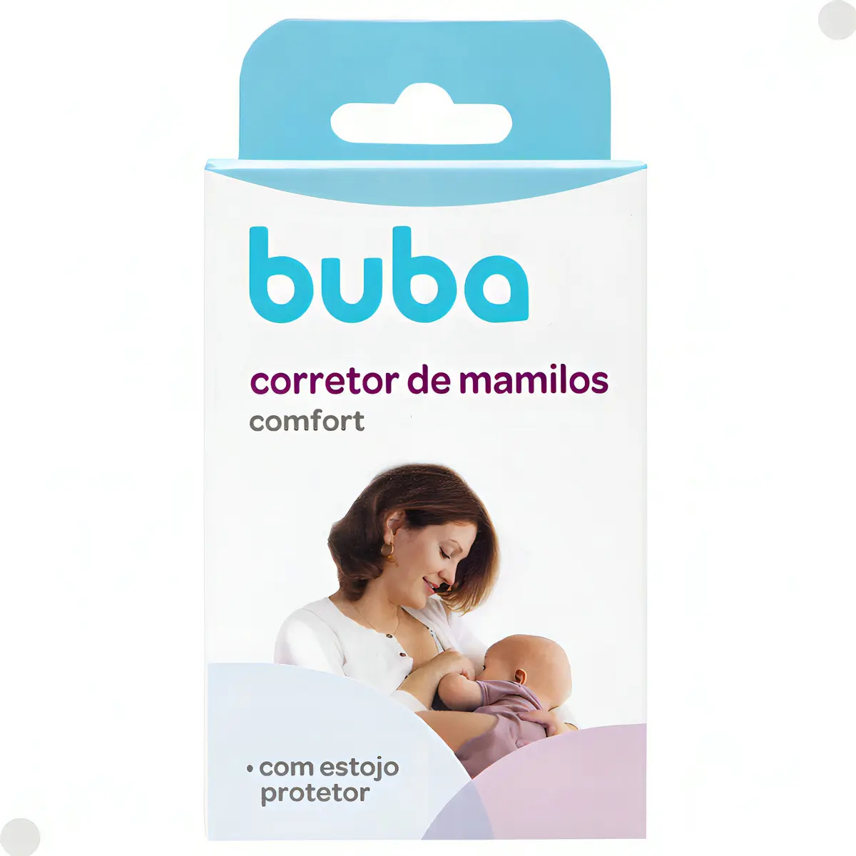Corretor De Mamilos Invertidos Comfort 7cm Com Estojo 13233 - Buba