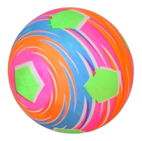 Lote 60 Pelotas Colores Neon Inflables Sin Luz + Mini Bomba