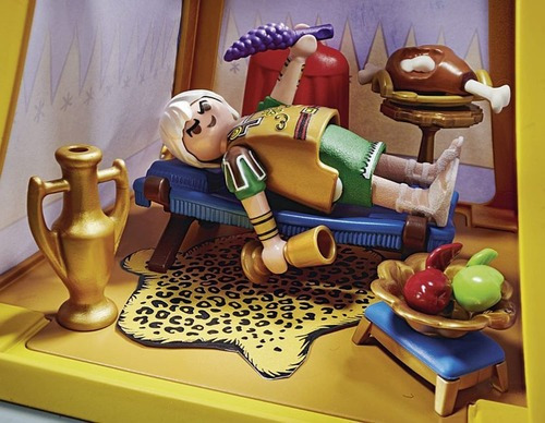 Figuras para construir a loja Playmobil Asterix com Generals 52