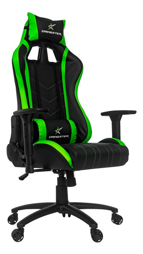Silla Gamer Dragster Gt 400 Electric Green Color Verde