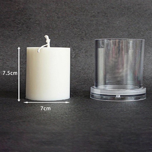 Moldes De Vela Para Cilindro De Pilar De Los 7x7.5cm