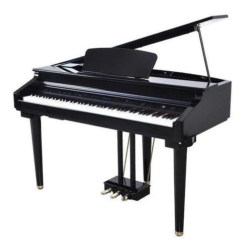Piano Electrico Mini Grand Negro 88 Teclas Artesia Ag30bk