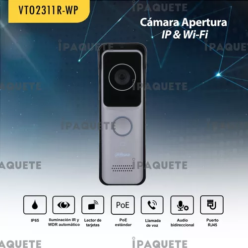 Portero Electrico Dahua Wifi Ip Videoportero Camara Visor