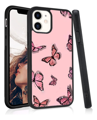 Qishang Funda Protectora Para iPhone 6 Plus, Diseño De Rosa,