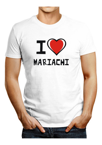 Idakoos Polo I Love Mariachi Bicolor Heart