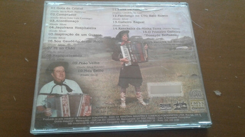 Cd Elodir Silva - Sou Gaudério Desde Moço - Enviando Normal (Usado)