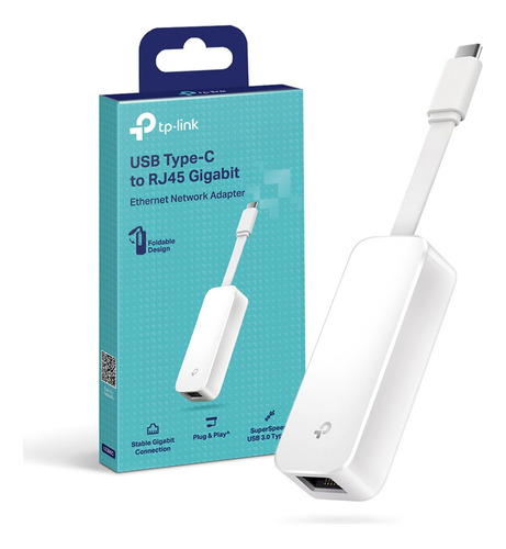 Adaptador De Rede Tp-link Ue300 Usb Para Rj45 Gigabit