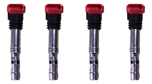 Kit 4 Bobinas / Audi R8 A3 A4 A5 A6 Tt Q3 Q5 2.0tsi 1.8tfsi