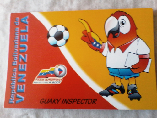 Postales Venezuela Copa América Guaky Actividades 2007