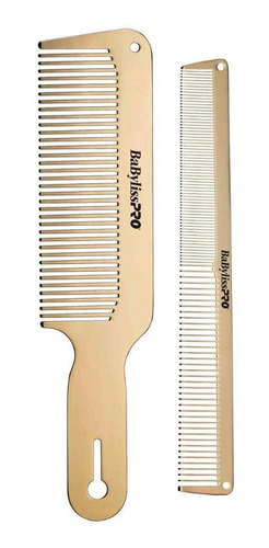 Set De Peines De Metal Babylisspro Goldfx. Bcombset2g.