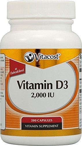 Vitacost Vitamin D3 (as Cholecalciferol) - 2000 Iu - 200 Cap