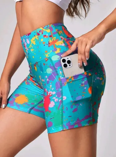 Romwe biker best sale shorts