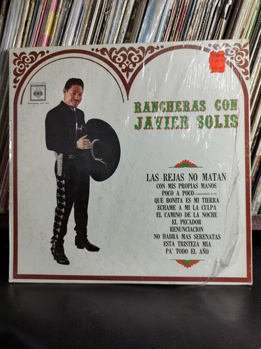 Javier Solís Rancheras Vinilo Lp Vinyl 