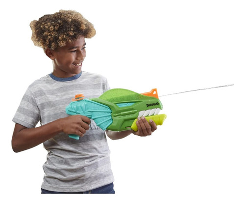 Lanzador De Agua Nerf Super Soaker Dinosquad Dinosoak Hasbro