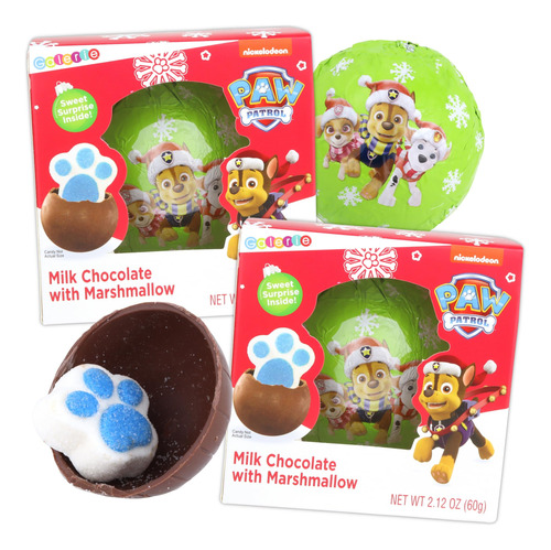 Bolas De Chocolate Con Leche De La Patrulla Canina De Navida