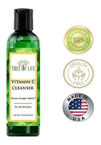 Tree Of Life. Limpiador Facial Con Vitamina C Y Vitamina E. Tipo de piel Grasa