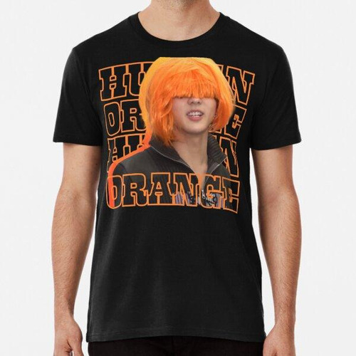 Remera Enha Humano Naranja - Yang Jungwon Algodon Premium