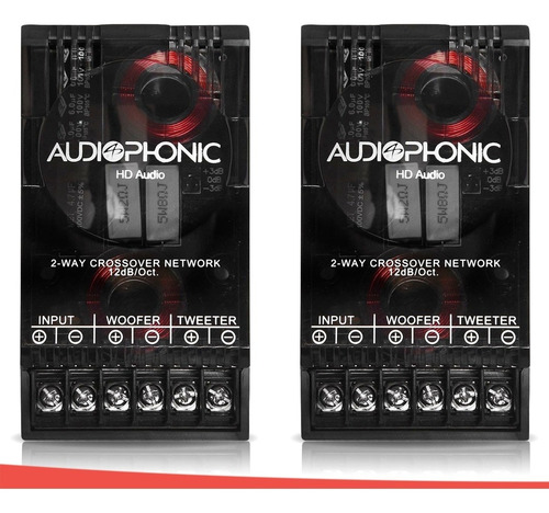 Imagem 4 de 9 de Kit 2 Vias Audiophonic Kc6.3 6,5 160w Promoção