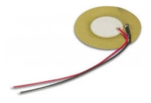Disco Piezoeléctrico De 27mm - Electrónica Plug And Play