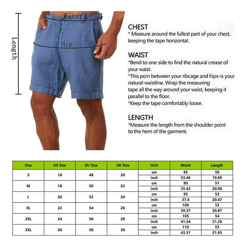 Pantalones Pantalones Cortos De Lino Para Hombre Pantalones