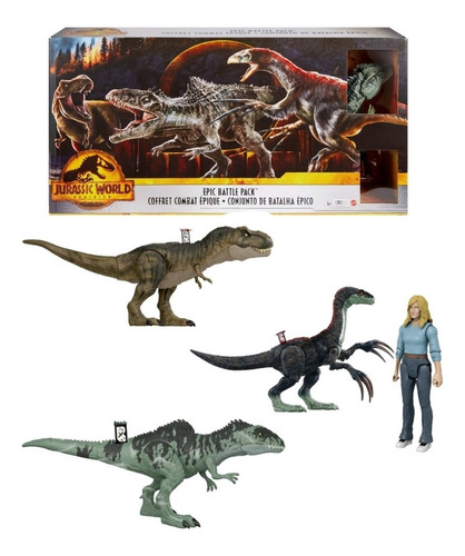 Jurassic World Dominion Pack De Batalla Epico Exclusivo 